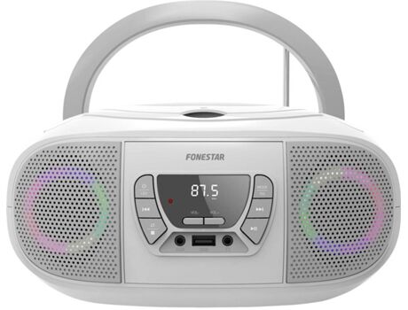 Fonestar Rádio Boombox Boom Go (Branco - Digital - Bluetooth)
