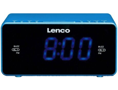 Lenco Rádio Despertador CR 520 Azul