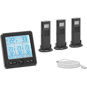 Steinberg Systems Indoor Weather Station - wireless - LCD - 3 sensors SBS-RS-40