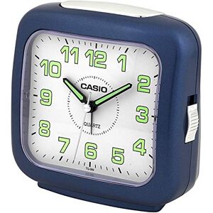 Casio Collection Alarm Clock Quartz Analogue Black Leather Strap TQ-359-2EF