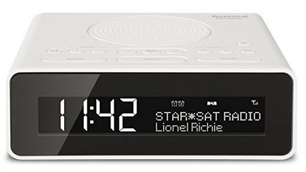 TechniSat DigitRadio 51 - DAB+ Uhrenradio - Weiss