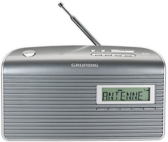 Grundig Music 7000 DAB+ - portabler Radio mit DAB - Grau/Silber