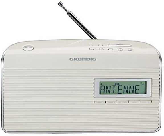 Grundig Music 7000 DAB+ - portabler Radio mit DAB - Weiss/Silber