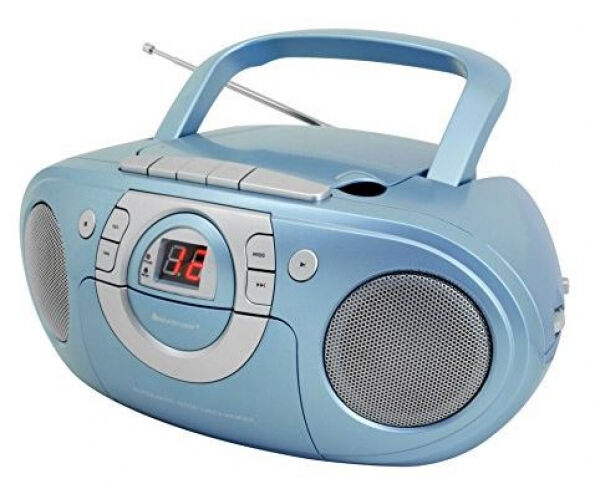 Soundmaster SCD5100BL - Radio-Kassettenspieler mit CD-Spieler - Blau