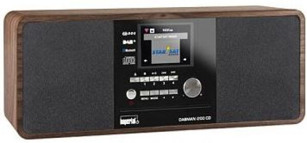 Imperial DABMAN i200 - CD / Internet Radio / DAB+ / UKW - Holzoptik