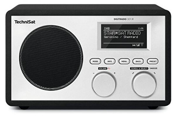TechniSat DigitRadio 301 IR - DAB+ Radio - Schwarz