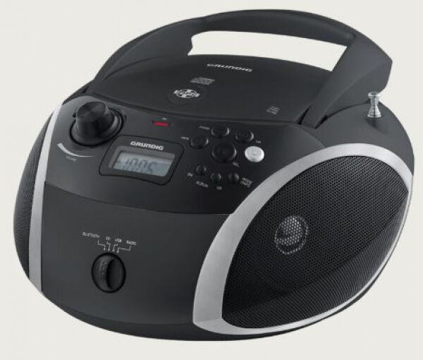 Grundig GRB 3000 - CD-Player / FM-Radio / Bluetooth - Schwarz/Silber