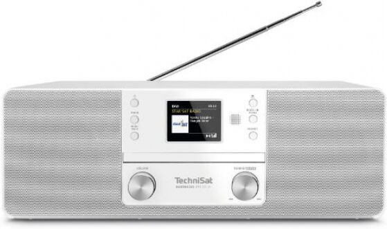 TechniSat DigitRadio 370 CD IR - DAB+ Radio - Weiss