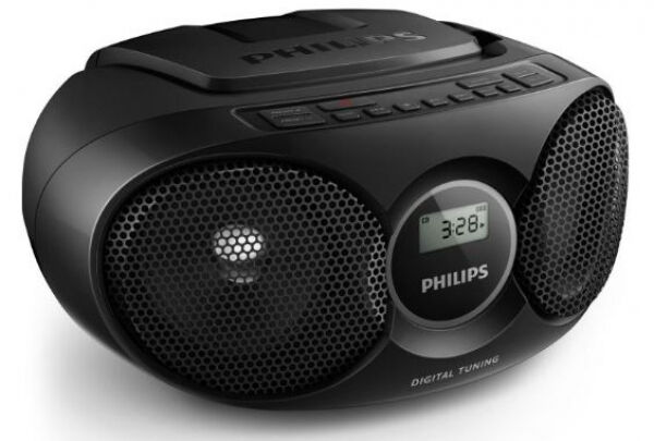 Philips AZ215B/12 - Radio/CD-Player / UKW / AUX - Schwarz