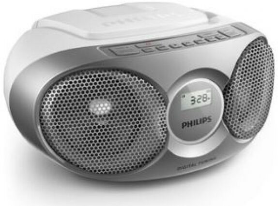 Philips AZ215S/12 - Radio/CD-Player / UKW / AUX - Silber