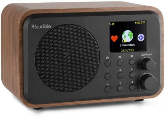 Divers Audizio Venice - WiFi Internet Radio mit Bluetooth - Holzoptik