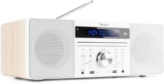 Divers Audizio Prato - DAB+ Radio mit BT und CD - Weiss