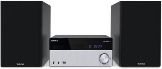 TechniSat DigitRadio 750 - HiFi-System / DAB+ / CD / Bluetooth - Schwarz/Silber