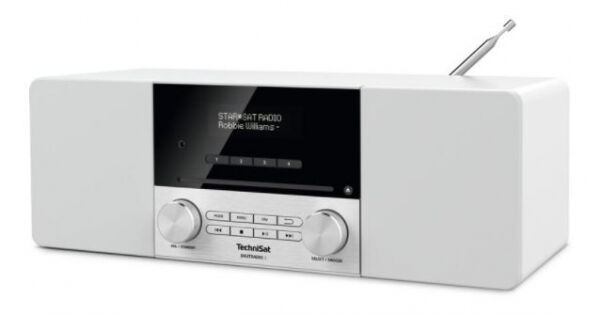 TechniSat DigitRadio 3 - DAB+ Radio / CD / Bluetooth - Weiss