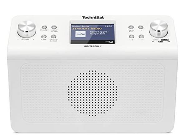 TechniSat DigitRadio 21 - DAB+ Radio - Weiss