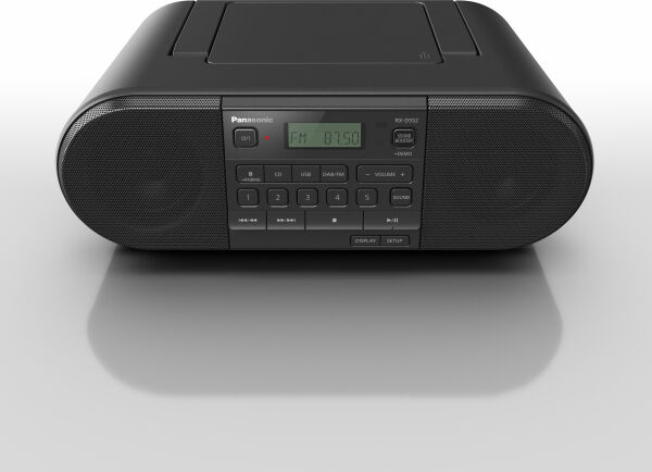 Panasonic RX-D552E-K - FM-Tuner / Digitalradio (DAB) / UKW mit RDS / 20 W - Schwarz