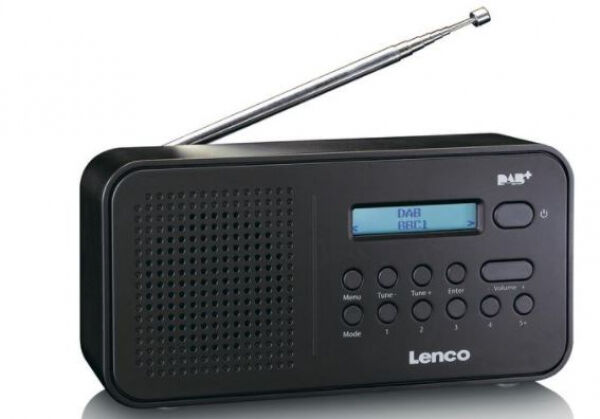 Lenco PDR-015 - Portables DAB+ Radio - Schwarz