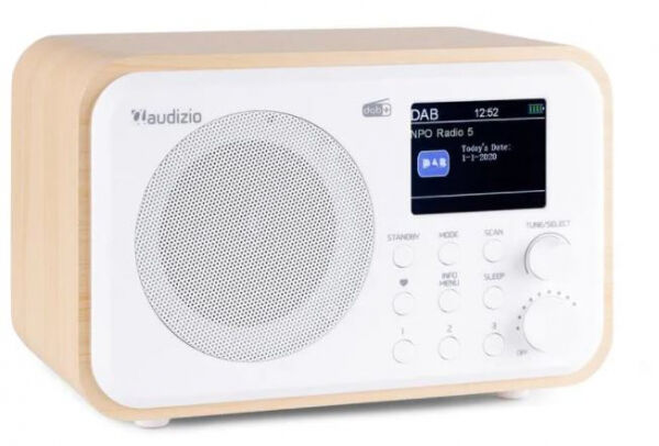 Divers Audizio Milan - DAB+ Radio mit Bluetooth - Weiss
