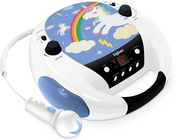 Bigben - Radio CD Player CD52 - Unicorn mit Mikrofon [Limited Edition]