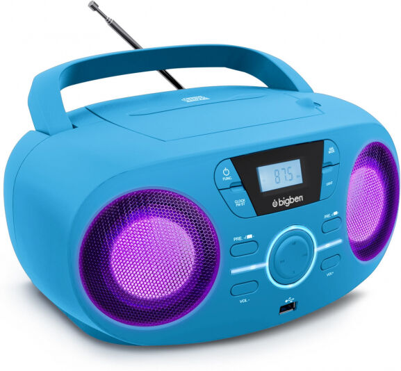 Bigben - Tragbares CD/Radio CD61 USB - blue