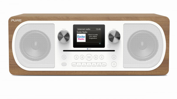 Bigben Pure - Evoke C-F6 FM/DAB+/BT/AUX Internet Radio and CD Player - walnut