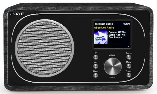 Bigben Pure - Evoke F3 FM/DAB+/Internet Radio - black