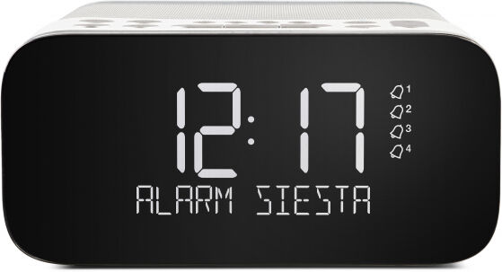 Bigben Pure - Siesta S6 FM/DAB+/BT Clock Radio - polar white