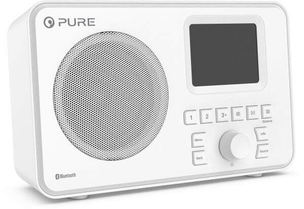 Bigben Pure - Elan One FM/DAB+/BT Radio - white