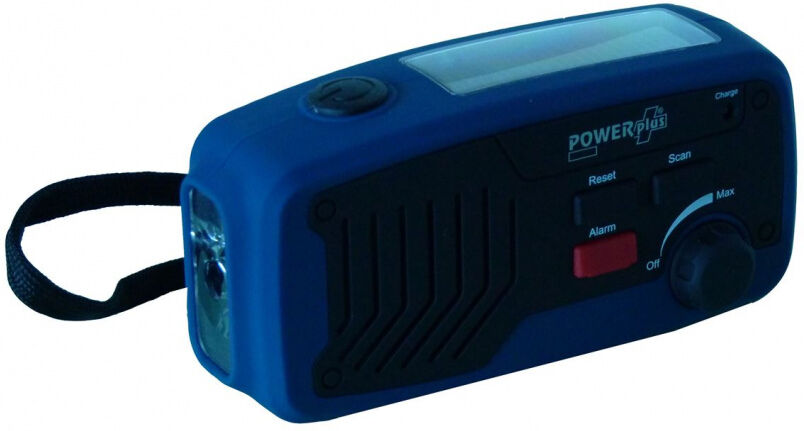 PowerPlus FM Radio Panther 5 in 1 13,5 x 6,2 cm blau/schwarz