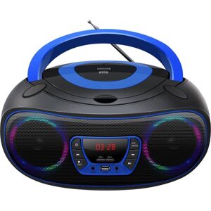 Denver TCL-212BT / Kannettava Boombox / FM-radio / CD-soitin / AUX-liitäntä / Sininen