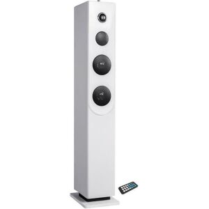 INOVALLEY HP33-CD Bluetooth Sound Tower - CD-spelare - Vit