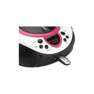 Lenco SCD-38 USB - Boombox - pink