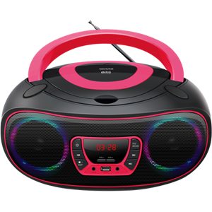 Denver Bluetooth Boombox Cd/fm/usb - Pink