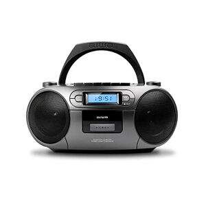 Aiwa BBTU-300BKMK Radio CD Portátil Bluetooth/USB/AUX Negro