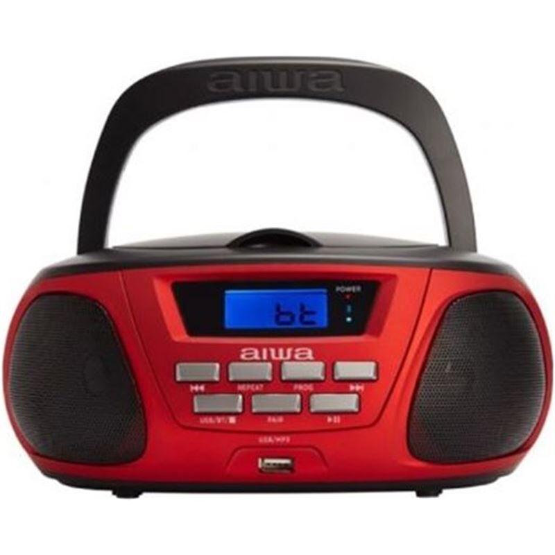 Aiwa bbtu300rd radio cd boombox bbtu300 red cadenas mini/micro