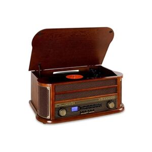 AUNA Platine Vinyle RM1-Belle Epoque 1908 Retro Bluetooth CD MP3 USB - Publicité