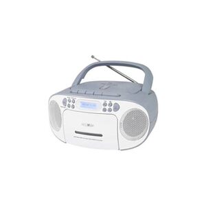 REFLEXION Radio-lecteur CD DAB+, FM, DAB AUX, CD, Cassette, USB blanc, bleu - Publicité