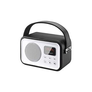 Sunstech rpbt450bk - Radio de Style rétro avec Bluetooth, Noir - Publicité