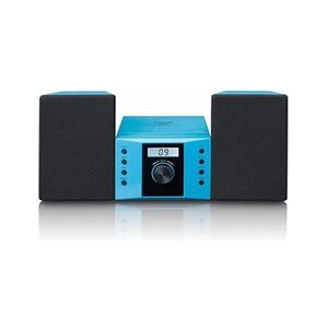 Lenco Chaîne HiFi avec radio FM et lecteur CD MC-013BU Bleu - Publicité