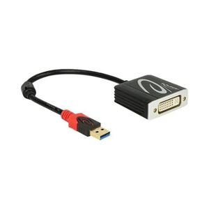 Delock - Adaptateur vidéo externe - USB 3.0 - DVI - noir - Pour la vente au détail - Publicité
