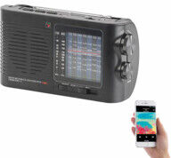 Auvisio Radio analogique nomade avec bluetooth / USB / SD / AUX TAR-750.bt