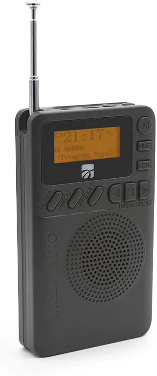 Xtreme Mini Radio DB-9 DAB+ Portatile Analogico e digitale Nero