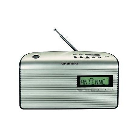 Grundig Music BP 7000 DAB+ Portatile Analogico e digitale Nero, Perlato (GRR3250)