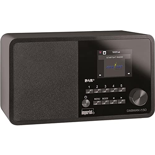 Imperial DABMAN i150 internetradio, digitale radio (internet, DAB+/DAB, FM, USB, WLAN, 2,8 inch kleurendisplay) zwart