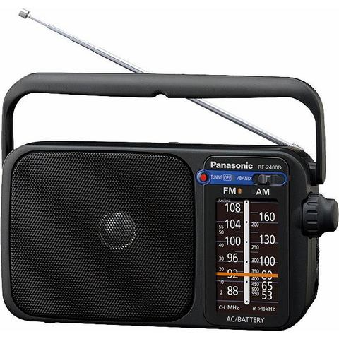 Panasonic »RF-2400DEG« radio (FM-tuner)  - 25.85 - zwart