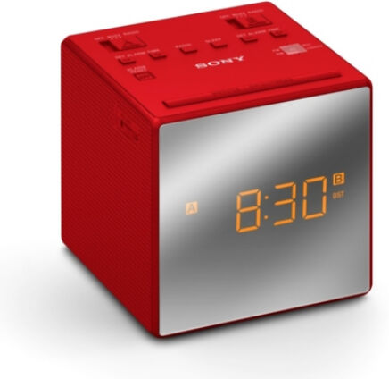 Sony Klokradio Icf-C1Tr Red Fm/Am