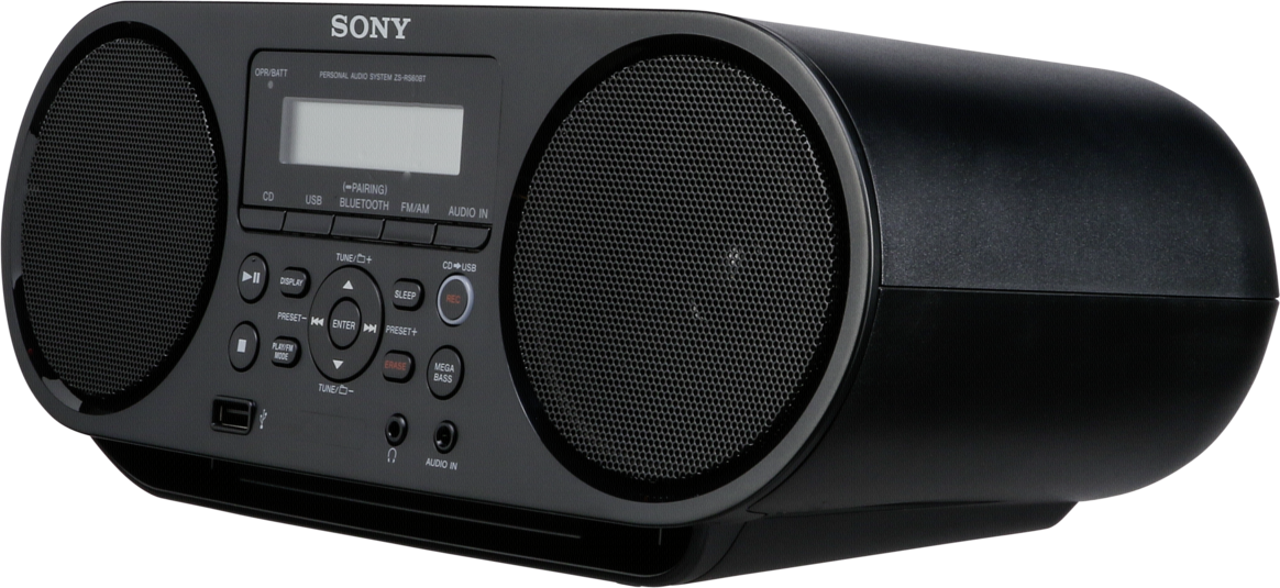 Sony Boombox ZSR-S60BT Zwart