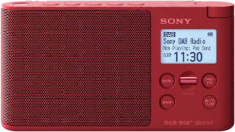 Sony Digital Radio XDRS41DR Red