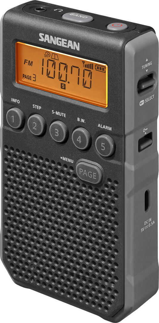 Sangean Hand-Held Receiver FM/AM DT800BL