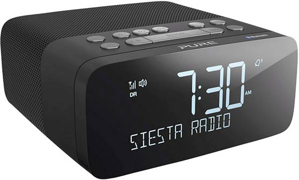 Pure Siesta Wekkerradio Rise S Graphite PU5875